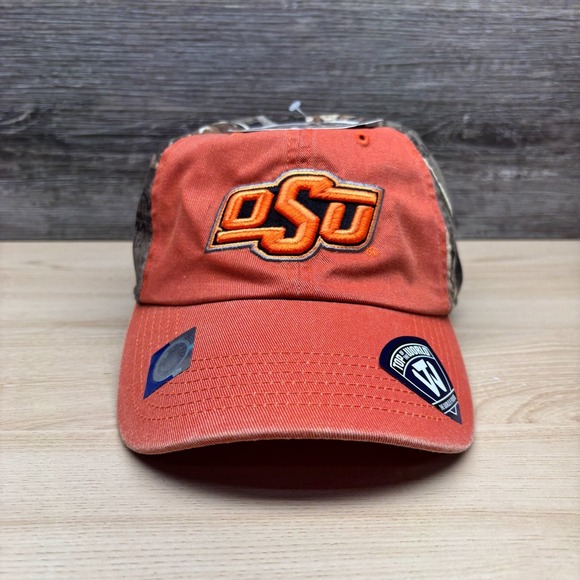 Top of the World Other - Oklahoma State Cowboys Hat Snap Back Orange Camo Realtree Top Of The World NWT